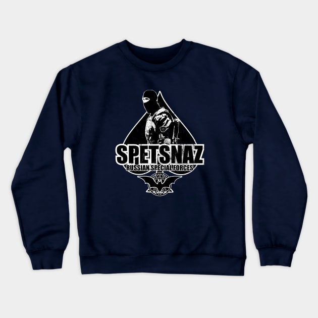 Spetsnaz (distressed) Crewneck Sweatshirt by TCP